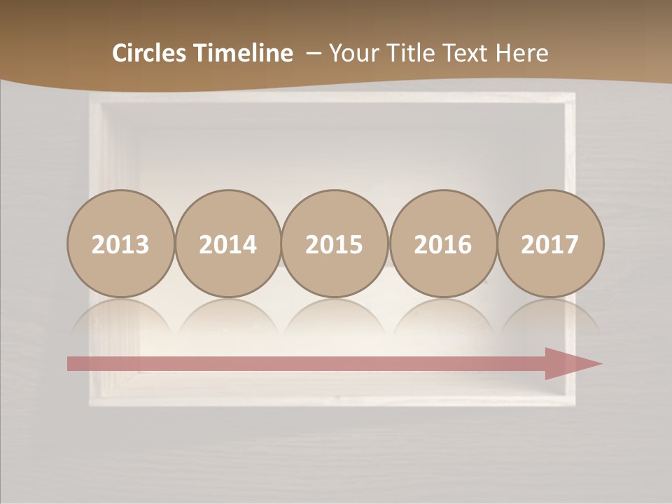 Red Square Calendar PowerPoint Template