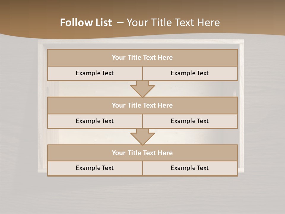Red Square Calendar PowerPoint Template