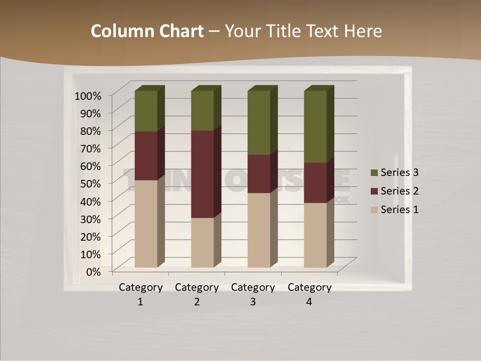 Red Square Calendar PowerPoint Template