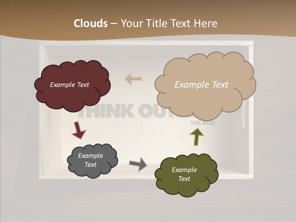 Red Square Calendar PowerPoint Template