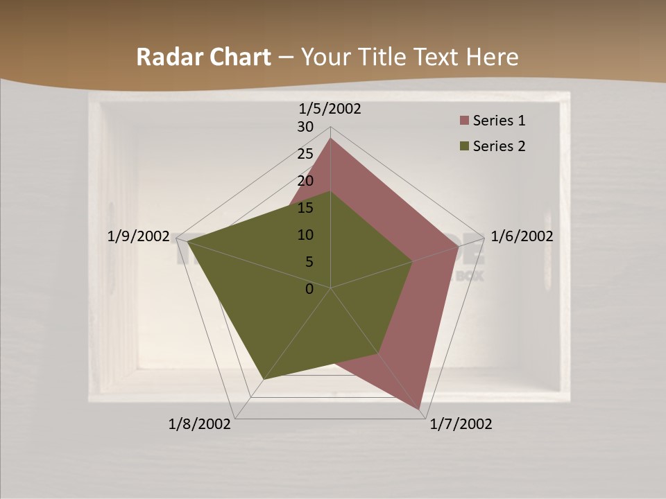 Red Square Calendar PowerPoint Template