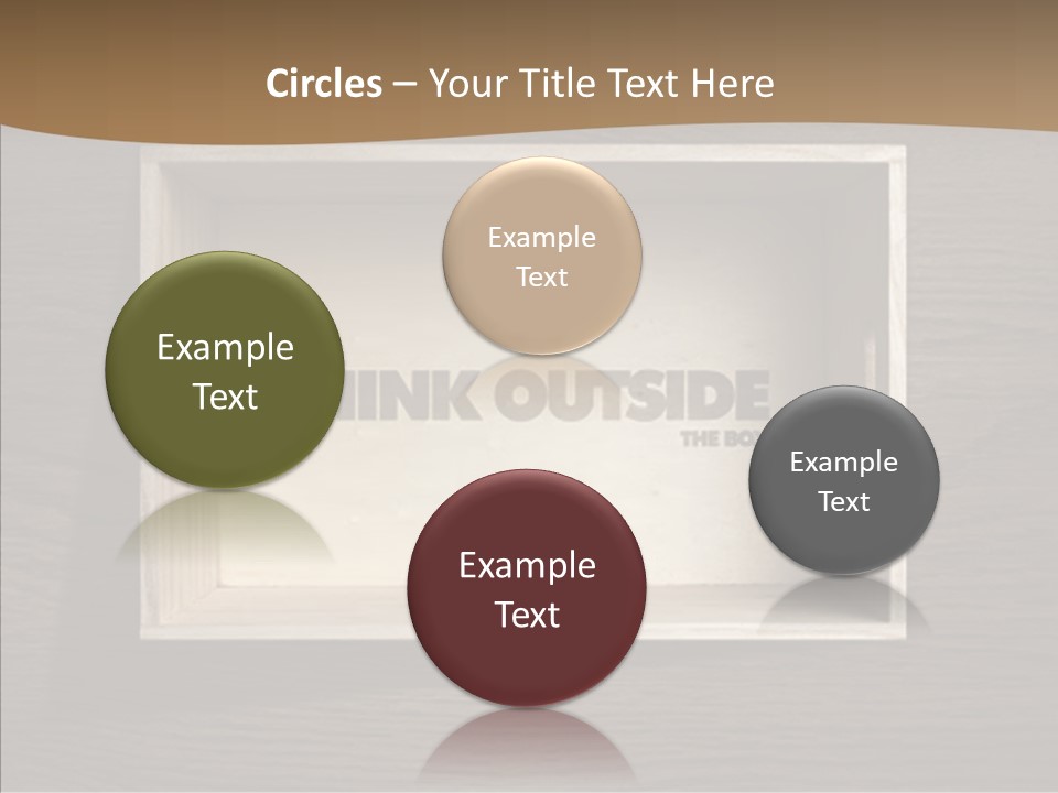 Red Square Calendar PowerPoint Template
