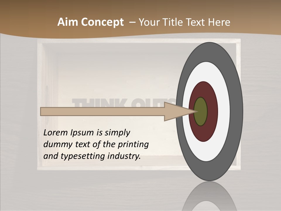 Red Square Calendar PowerPoint Template