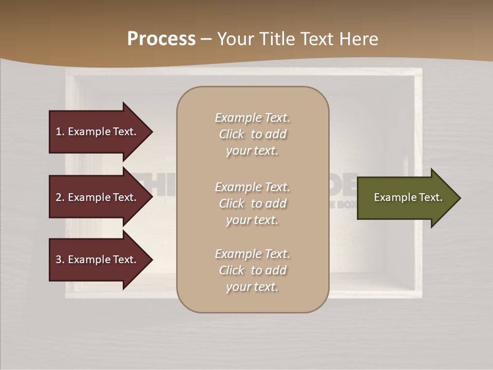 Red Square Calendar PowerPoint Template