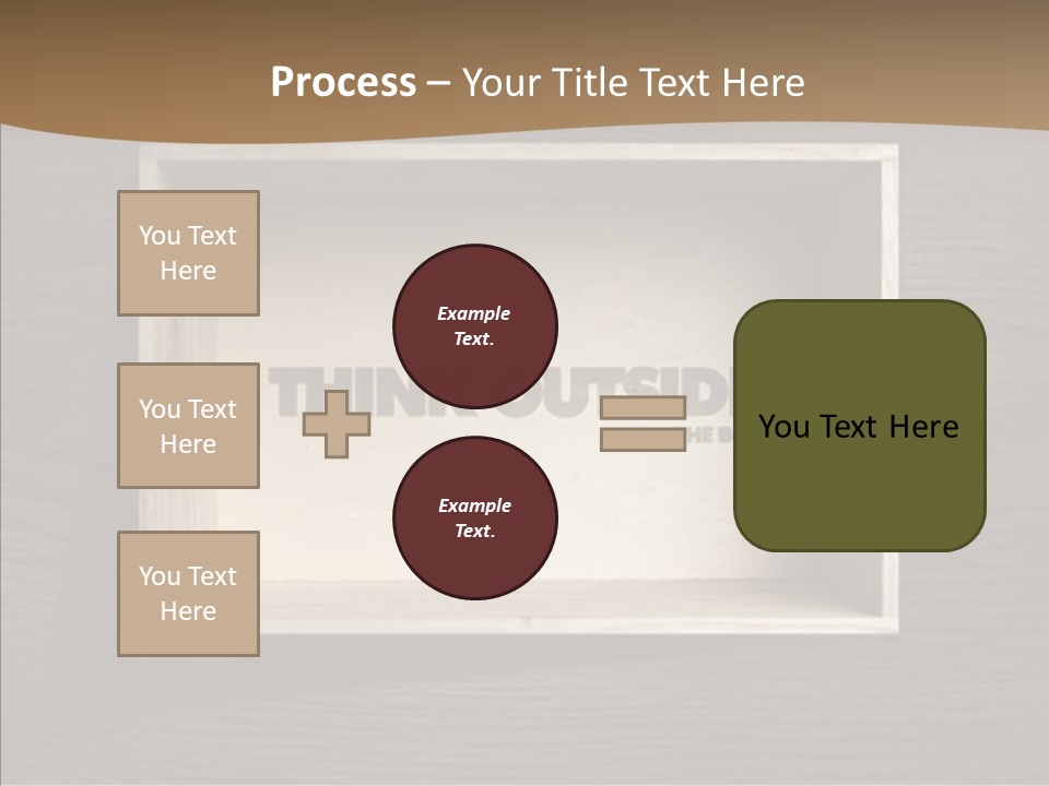 Red Square Calendar PowerPoint Template