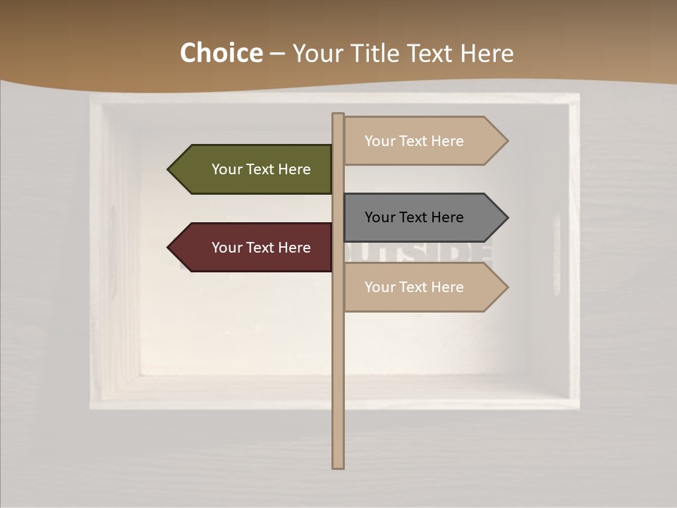 Red Square Calendar PowerPoint Template