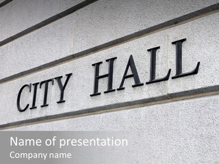 Local Government Town Mayoral PowerPoint Template