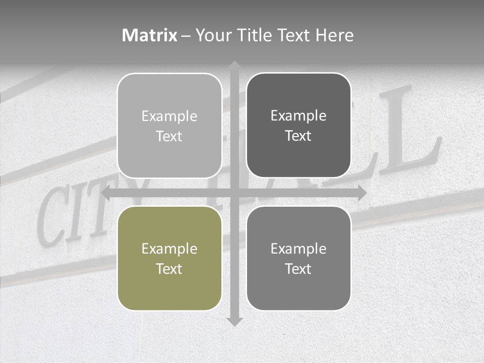 Local Government Town Mayoral PowerPoint Template
