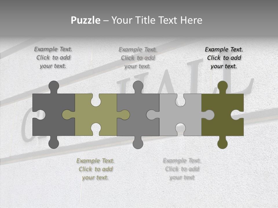 Local Government Town Mayoral PowerPoint Template