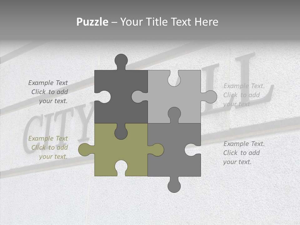 Local Government Town Mayoral PowerPoint Template