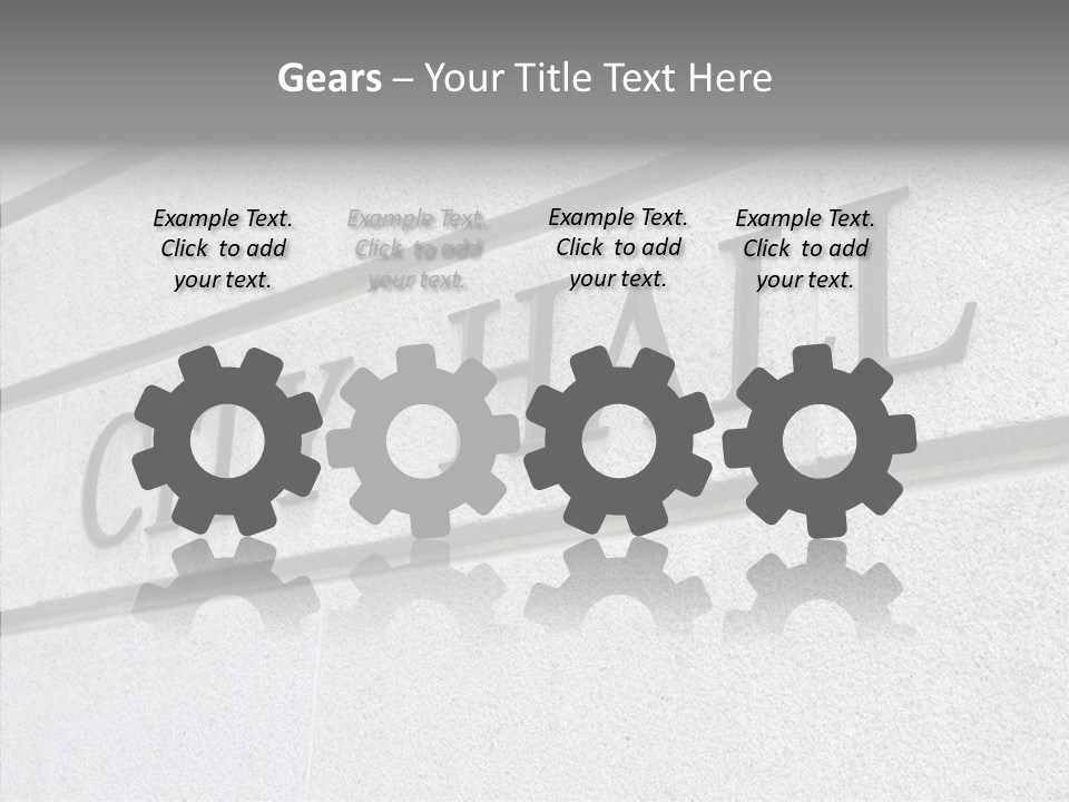 Local Government Town Mayoral PowerPoint Template