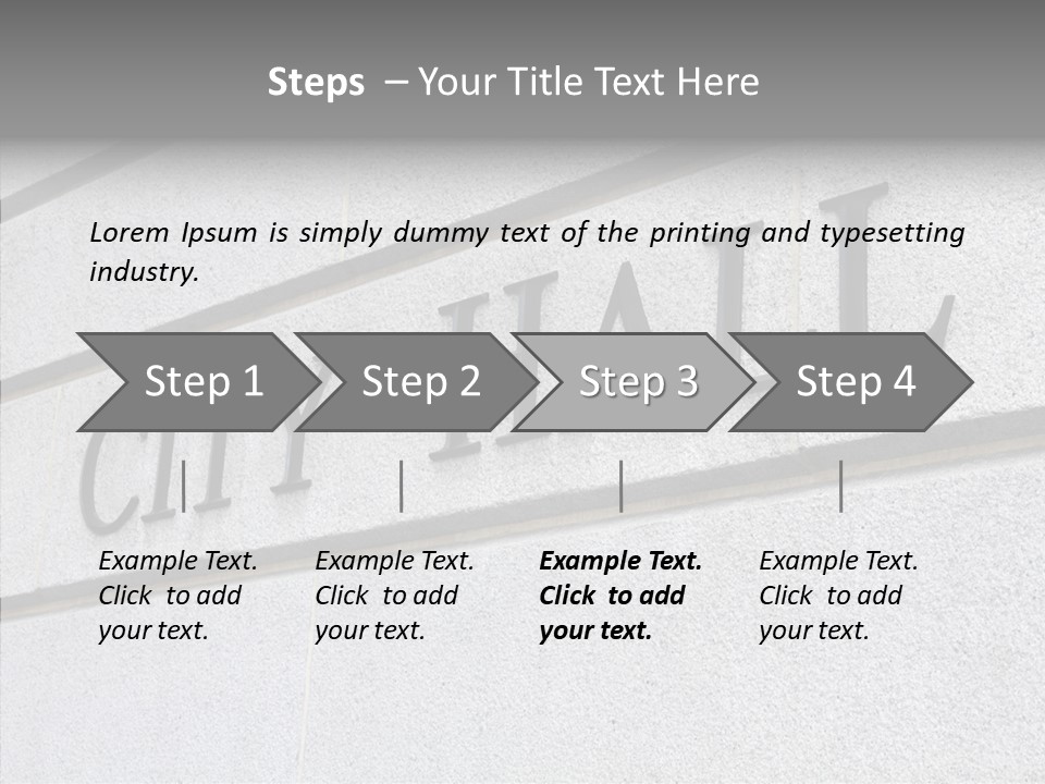 Local Government Town Mayoral PowerPoint Template