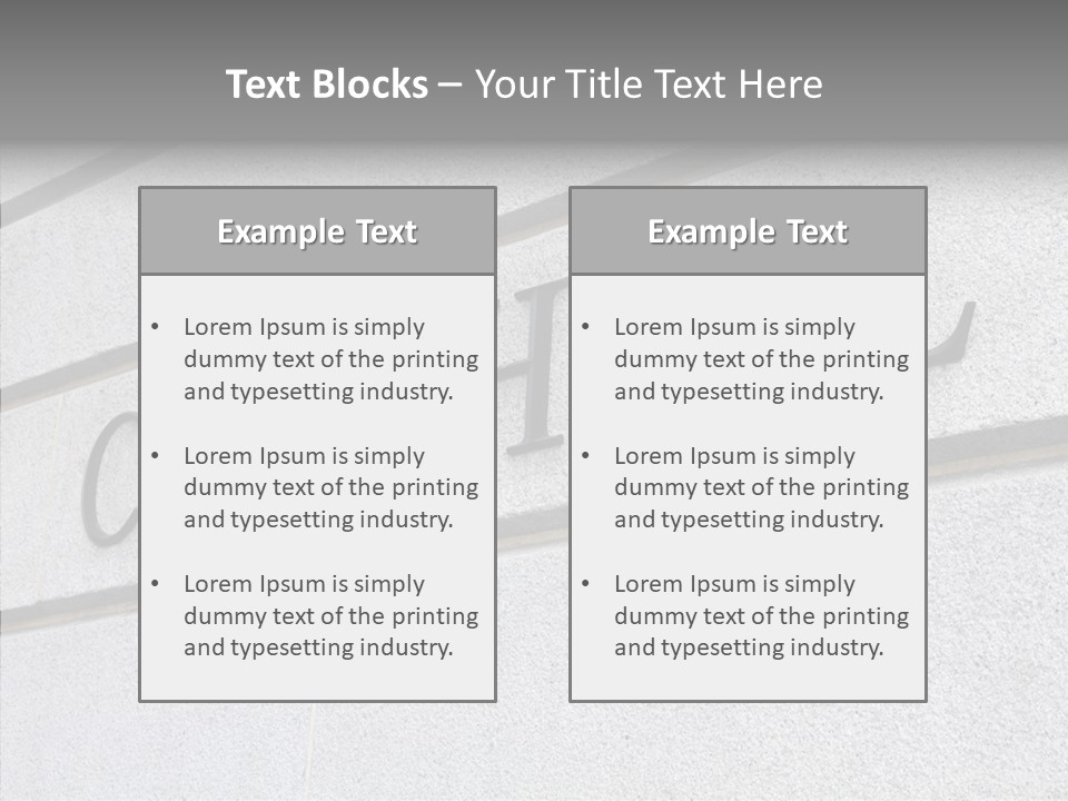 Local Government Town Mayoral PowerPoint Template