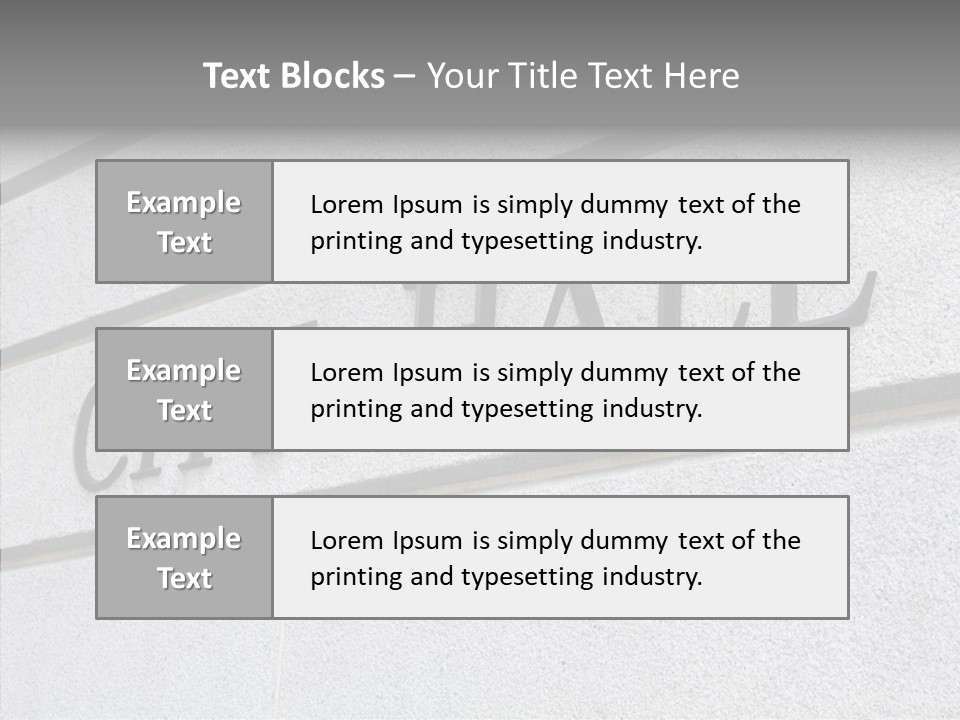 Local Government Town Mayoral PowerPoint Template