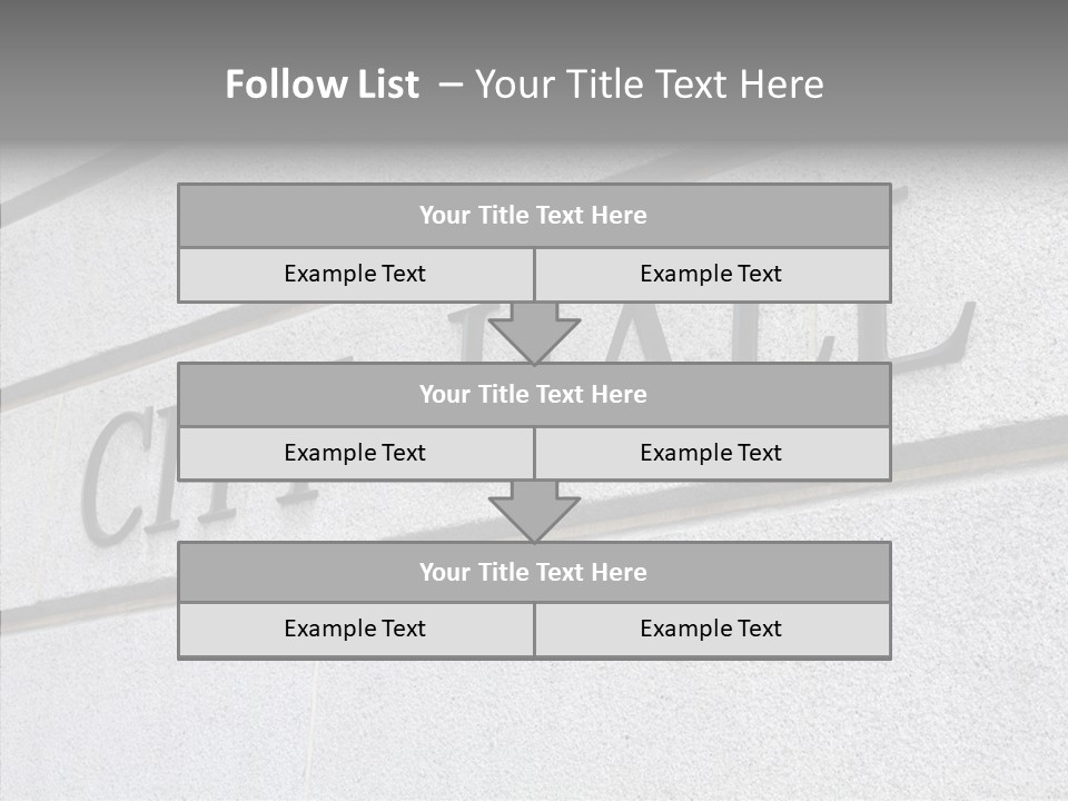 Local Government Town Mayoral PowerPoint Template