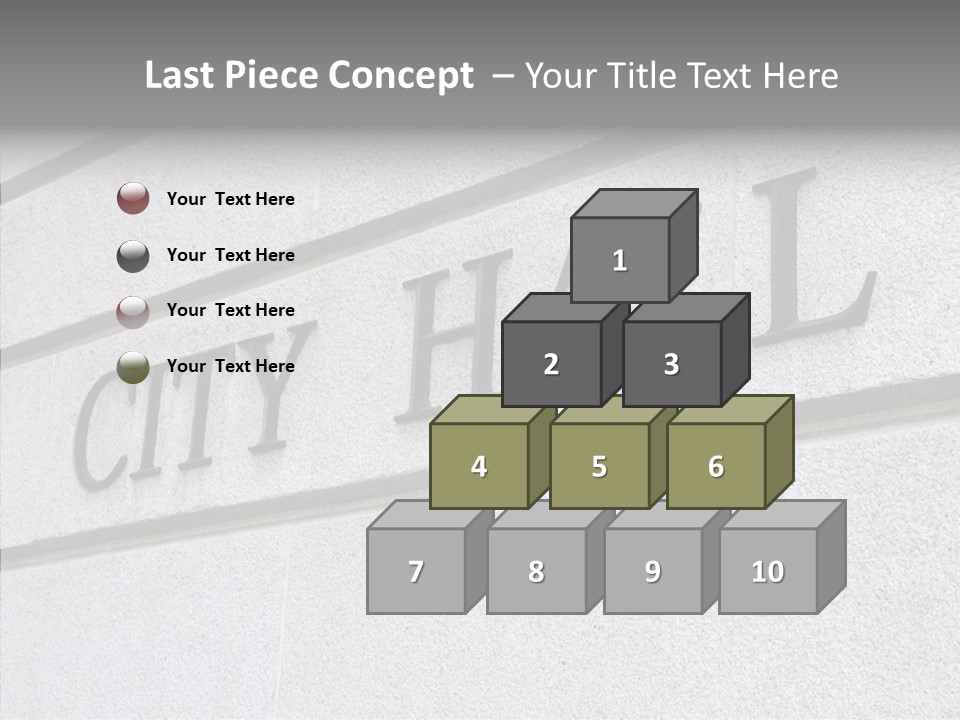 Local Government Town Mayoral PowerPoint Template