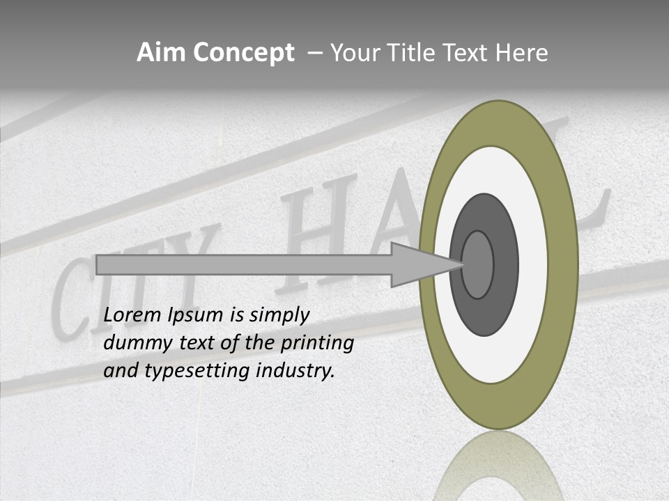 Local Government Town Mayoral PowerPoint Template