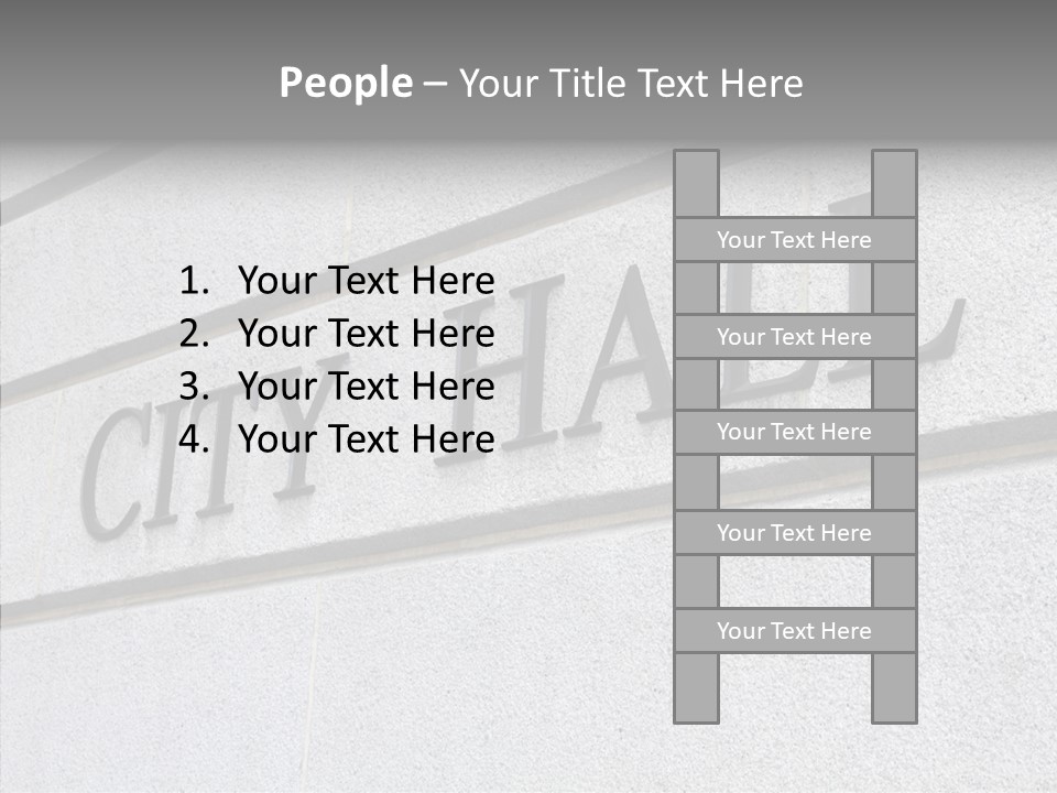 Local Government Town Mayoral PowerPoint Template
