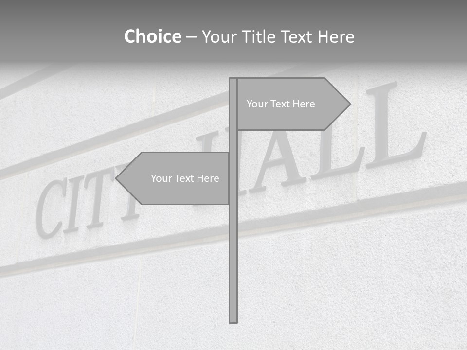 Local Government Town Mayoral PowerPoint Template
