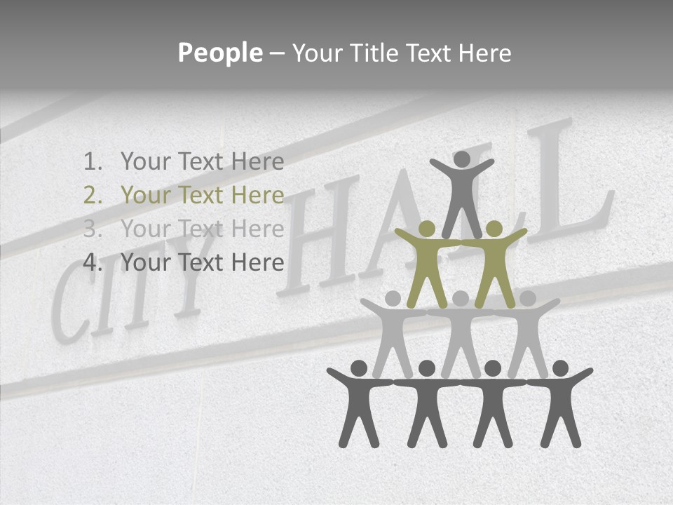 Local Government Town Mayoral PowerPoint Template