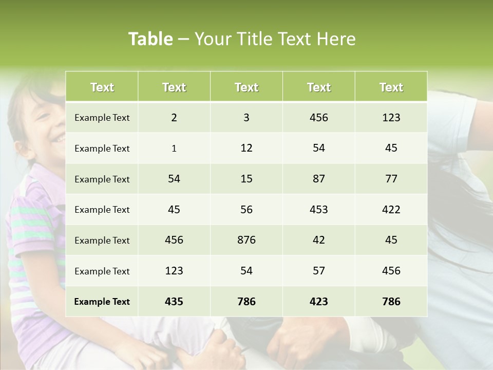 Daughter Latinamerican Male PowerPoint Template