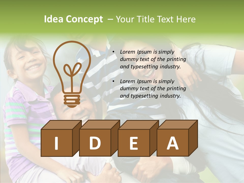 Daughter Latinamerican Male PowerPoint Template