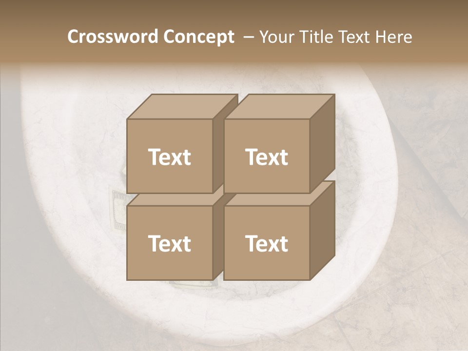 Metaphor Lost Payment PowerPoint Template
