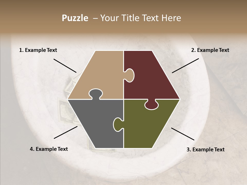 Metaphor Lost Payment PowerPoint Template