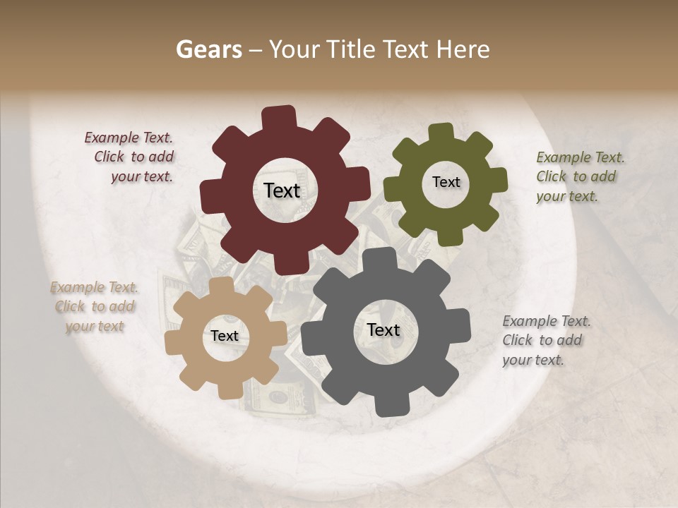 Metaphor Lost Payment PowerPoint Template