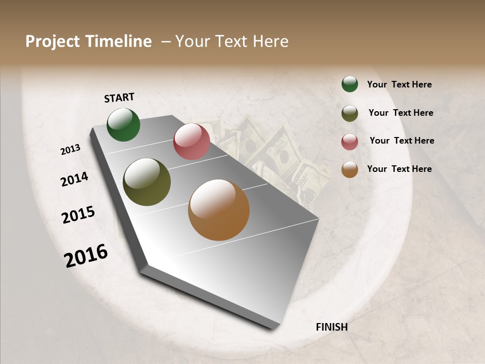 Metaphor Lost Payment PowerPoint Template