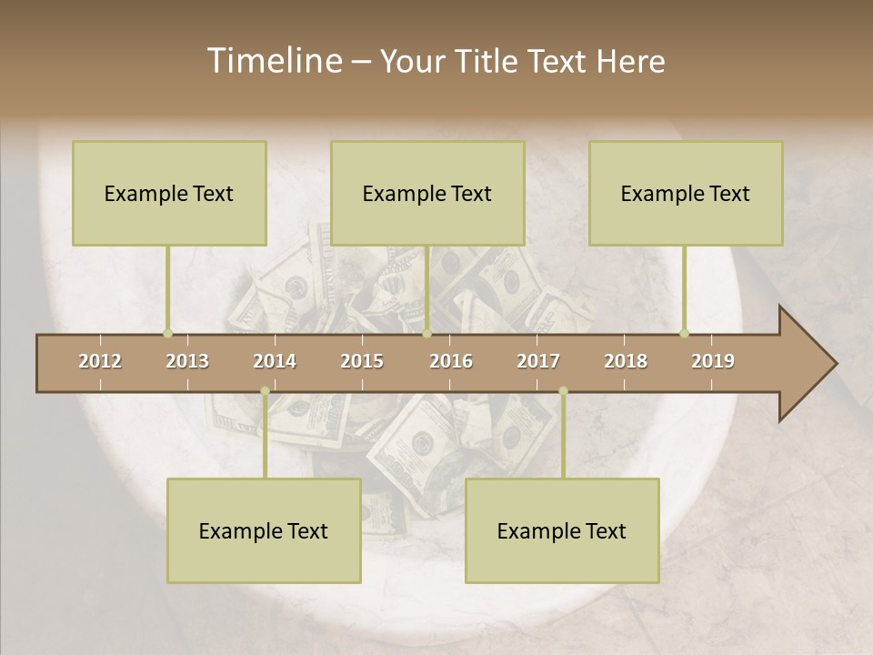 Metaphor Lost Payment PowerPoint Template