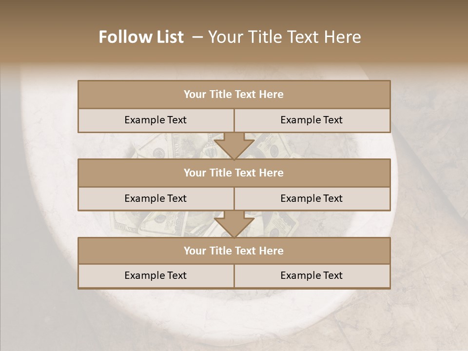 Metaphor Lost Payment PowerPoint Template