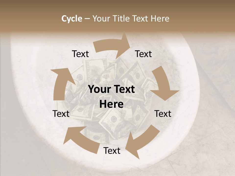 Metaphor Lost Payment PowerPoint Template