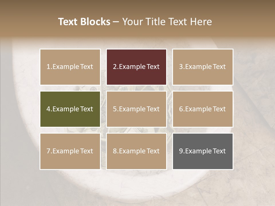 Metaphor Lost Payment PowerPoint Template