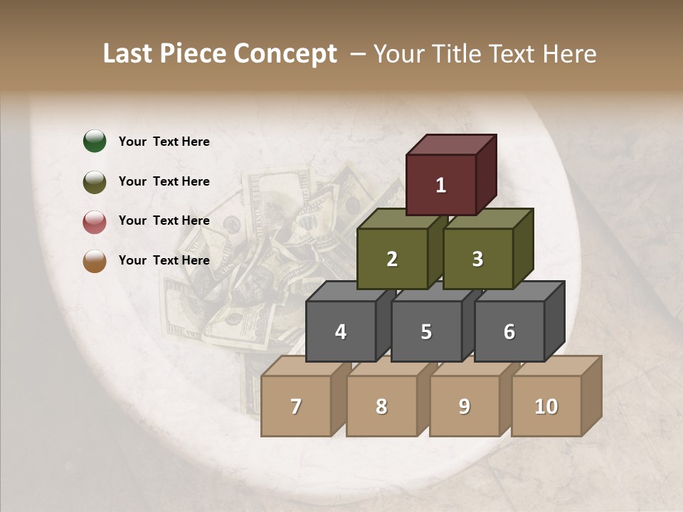 Metaphor Lost Payment PowerPoint Template