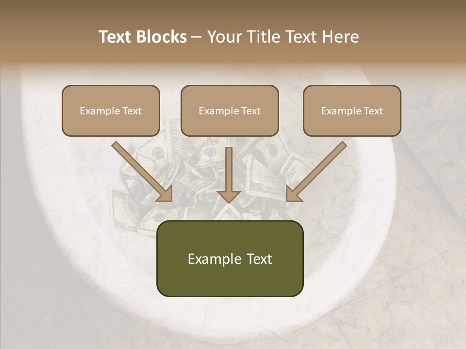 Metaphor Lost Payment PowerPoint Template