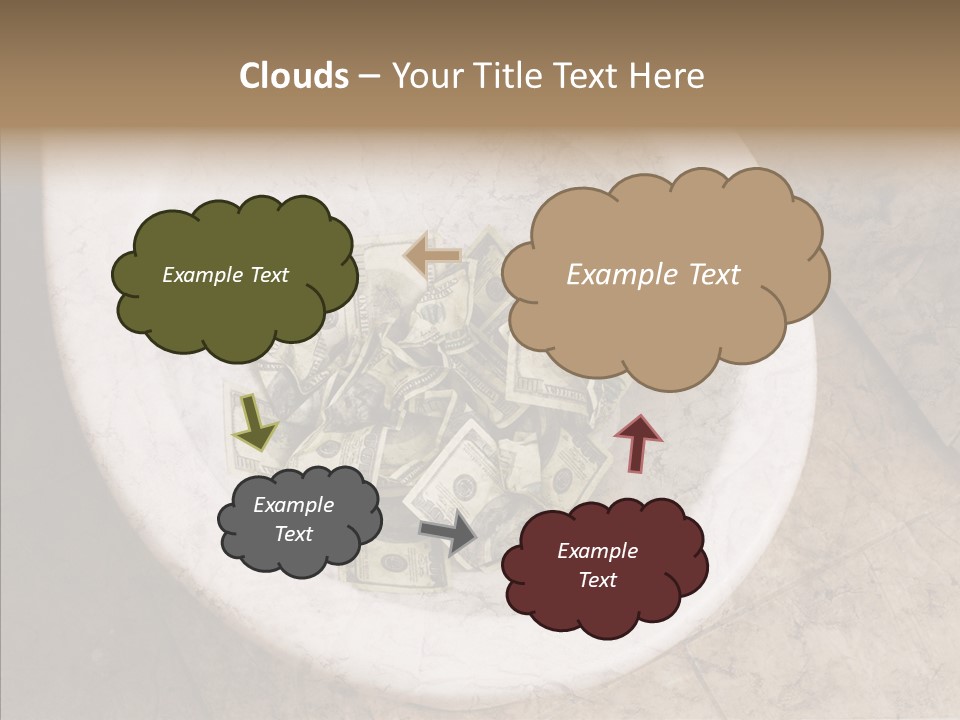 Metaphor Lost Payment PowerPoint Template