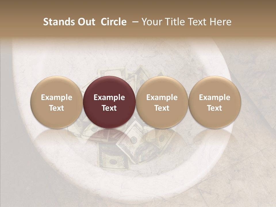 Metaphor Lost Payment PowerPoint Template