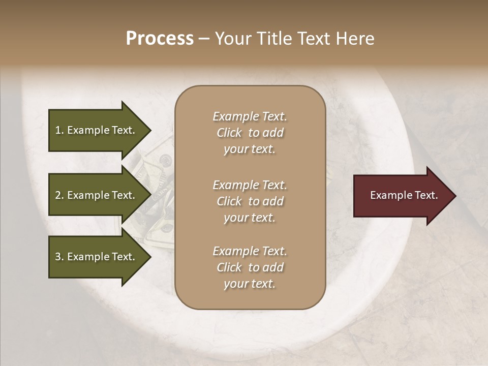 Metaphor Lost Payment PowerPoint Template
