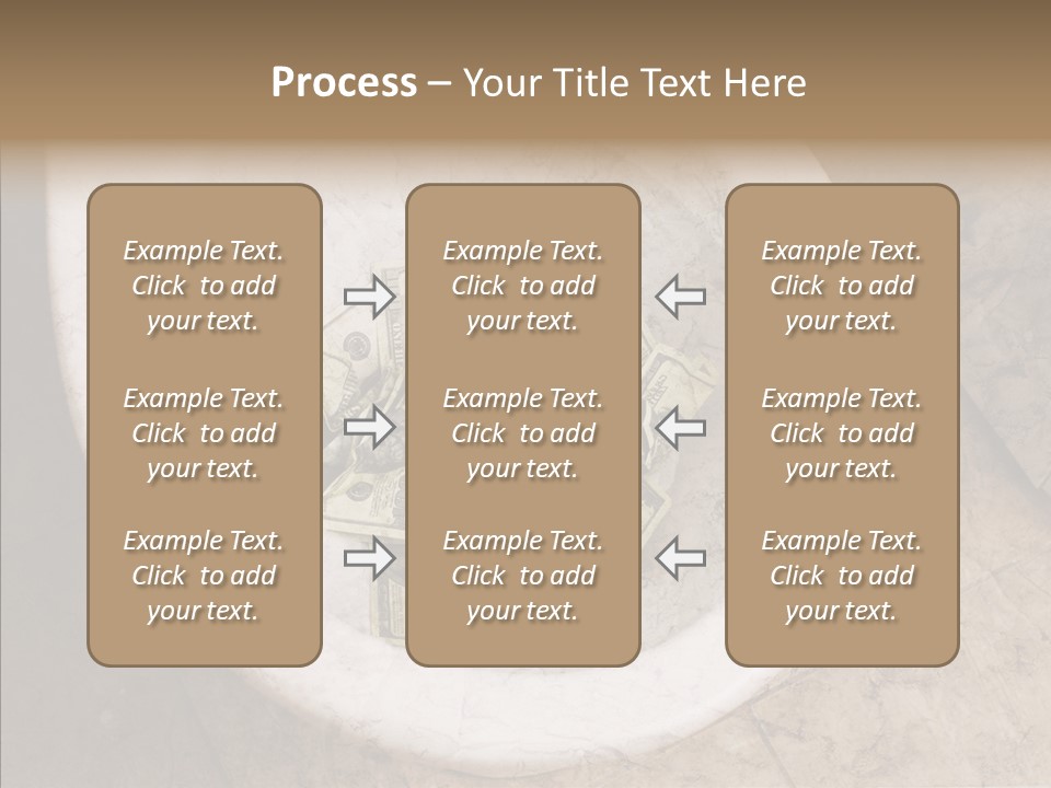 Metaphor Lost Payment PowerPoint Template