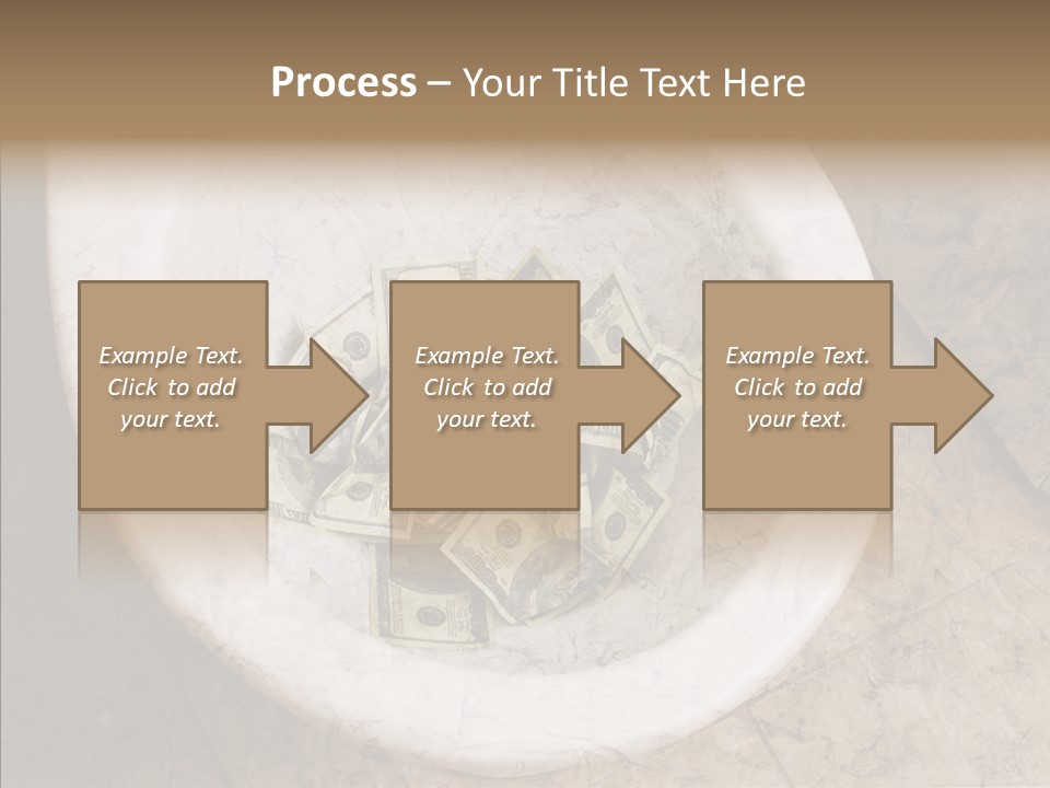 Metaphor Lost Payment PowerPoint Template