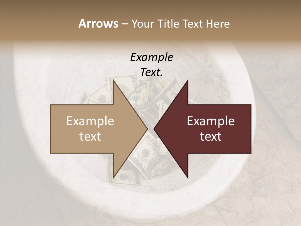 Metaphor Lost Payment PowerPoint Template