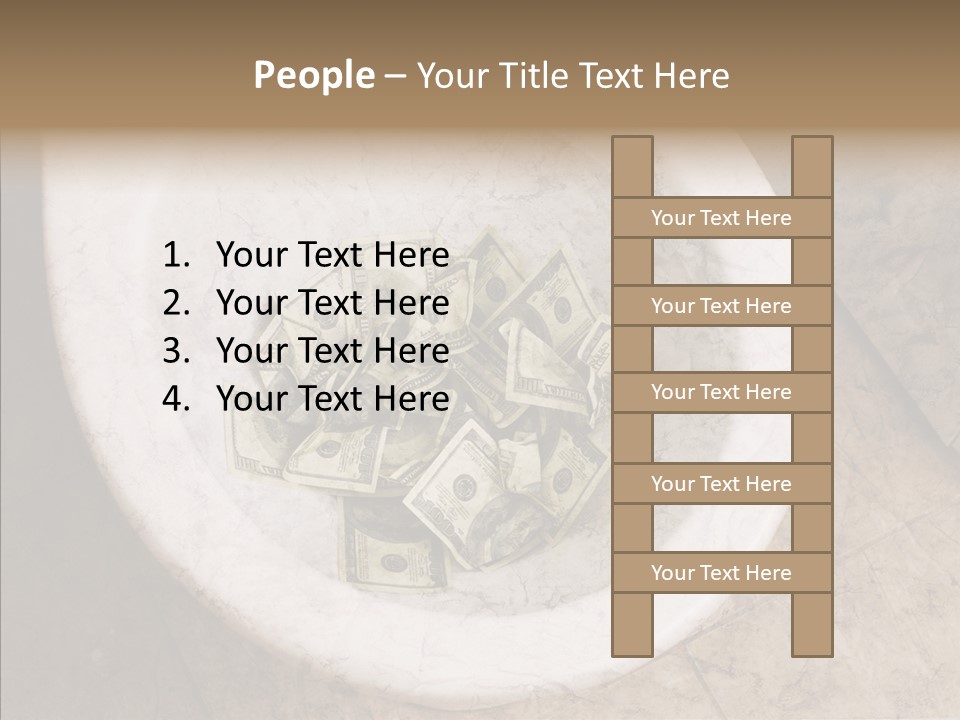 Metaphor Lost Payment PowerPoint Template