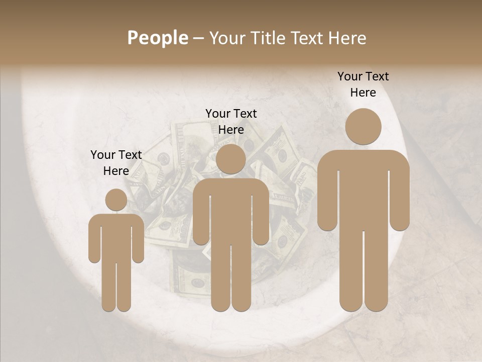 Metaphor Lost Payment PowerPoint Template