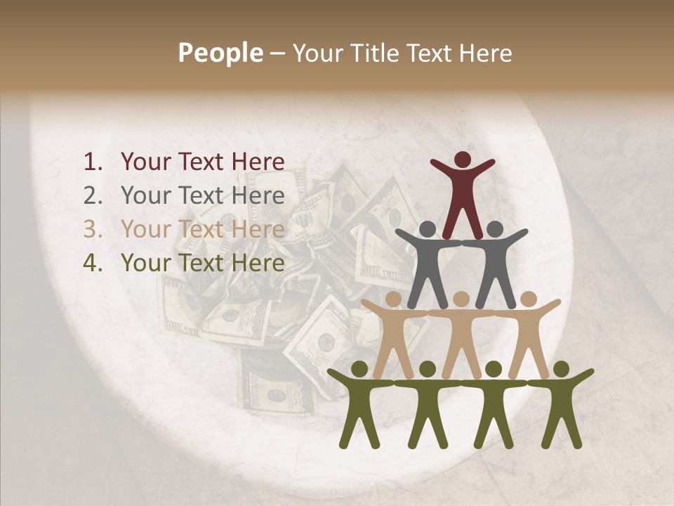 Metaphor Lost Payment PowerPoint Template