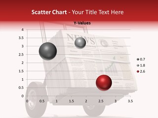 Handtruck Newspaper Tabloid PowerPoint Template