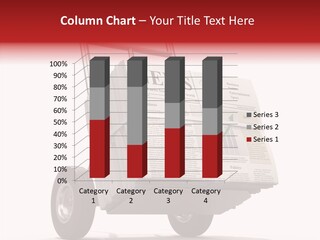 Handtruck Newspaper Tabloid PowerPoint Template