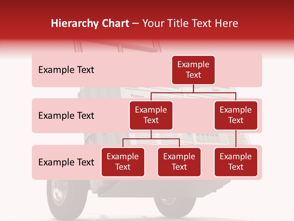 Handtruck Newspaper Tabloid PowerPoint Template