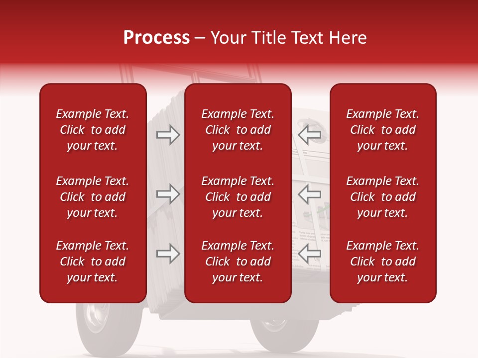 Handtruck Newspaper Tabloid PowerPoint Template