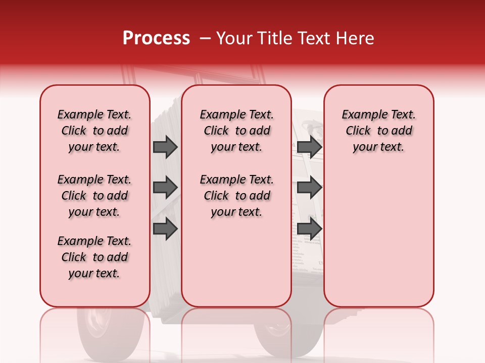 Handtruck Newspaper Tabloid PowerPoint Template